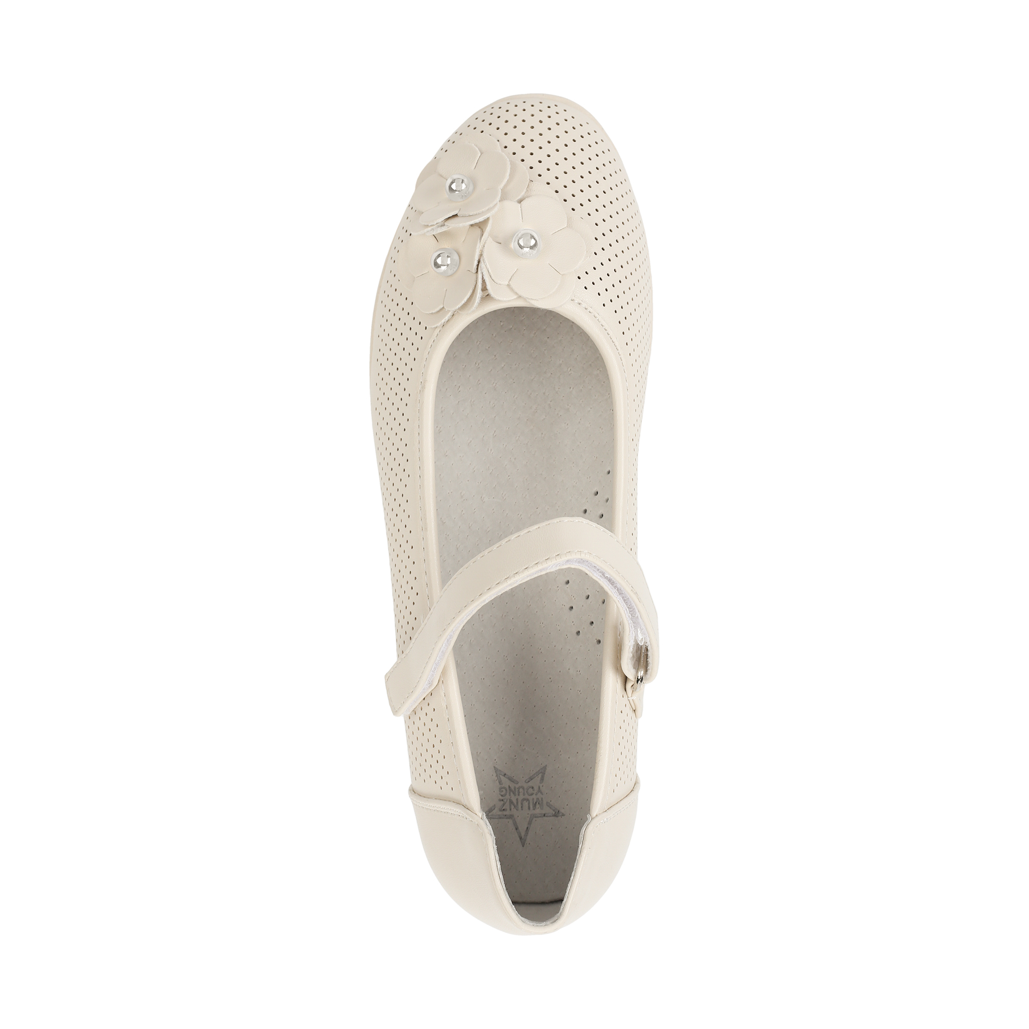 Обувь для девочек MUNZ YOUNG 174-041C-1601, цвет белый, размер 30 - фото 5