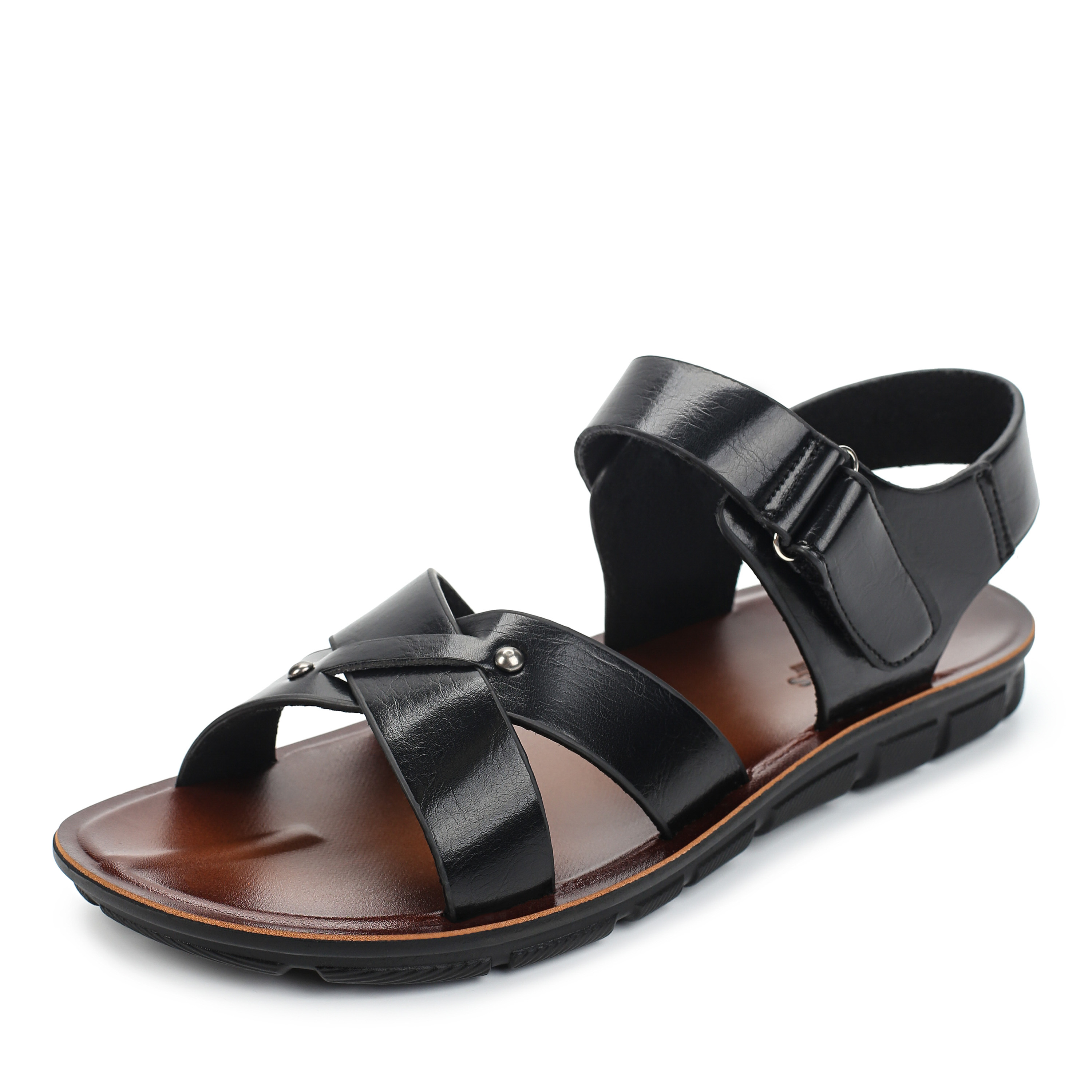 Сандалии Munz Shoes 268-128B-9602, цвет черный, размер 43 - фото 2