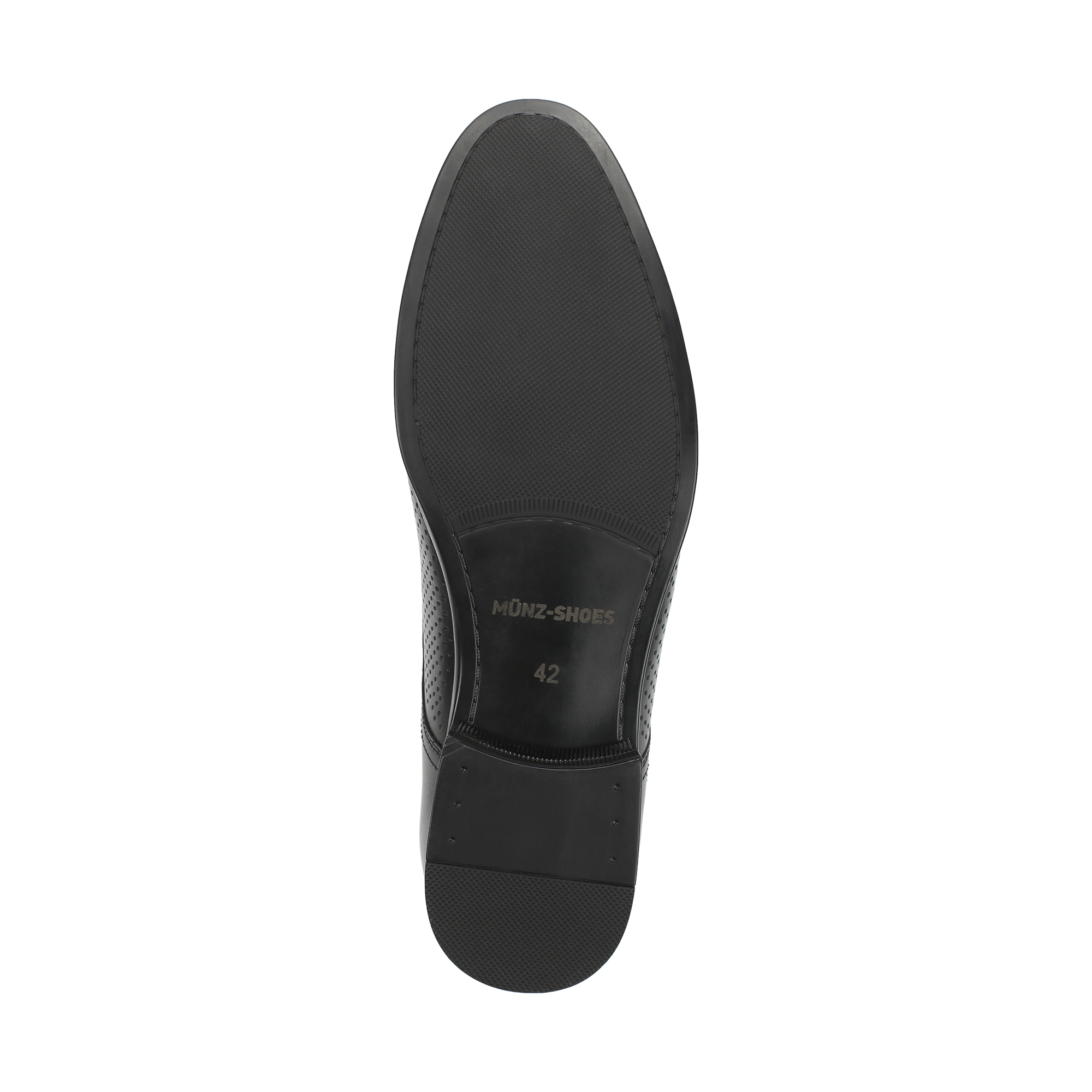 Туфли MUNZ Shoes 104-072E-11002 104-072E-11002, цвет черный, размер 45 полуботинки - фото 4