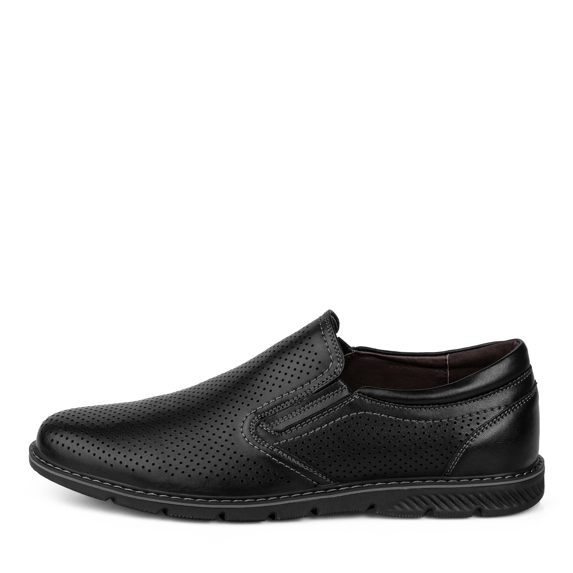 Туфли/полуботинки MUNZ Shoes 098-558B-1602, цвет черный, размер 43 - фото 1