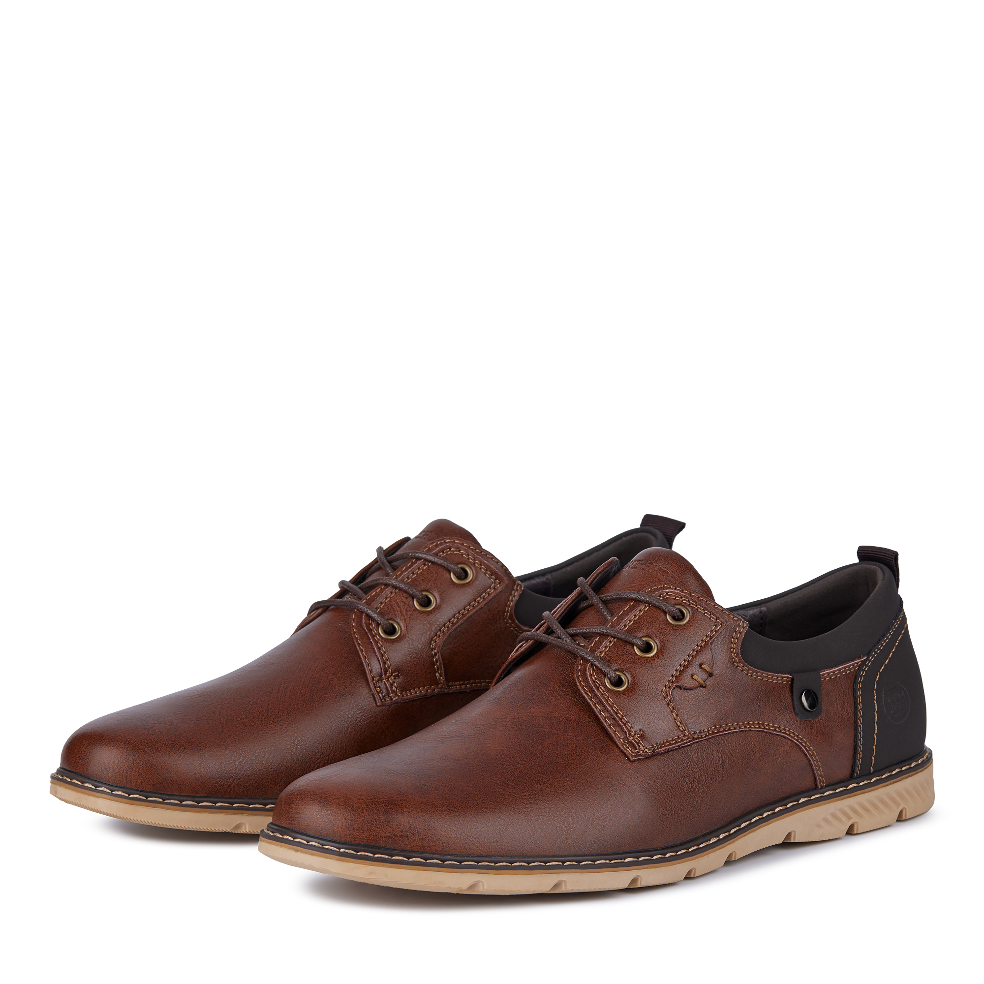 Туфли/полуботинки MUNZ Shoes 098-558C-1609, цвет коричневый, размер 43 - фото 4
