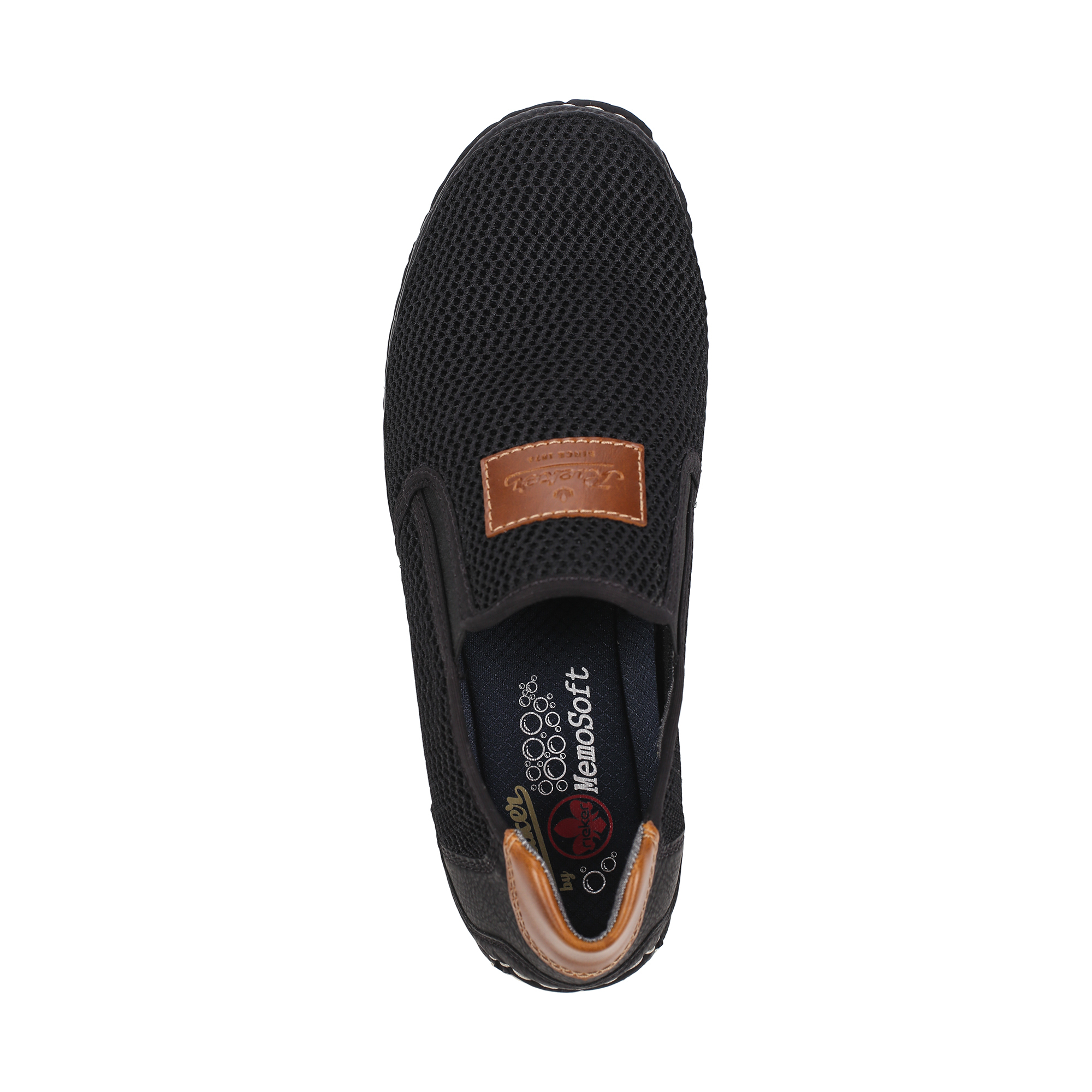 Туфли/полуботинки Rieker 07556-00, цвет черный, размер 44 - фото 5