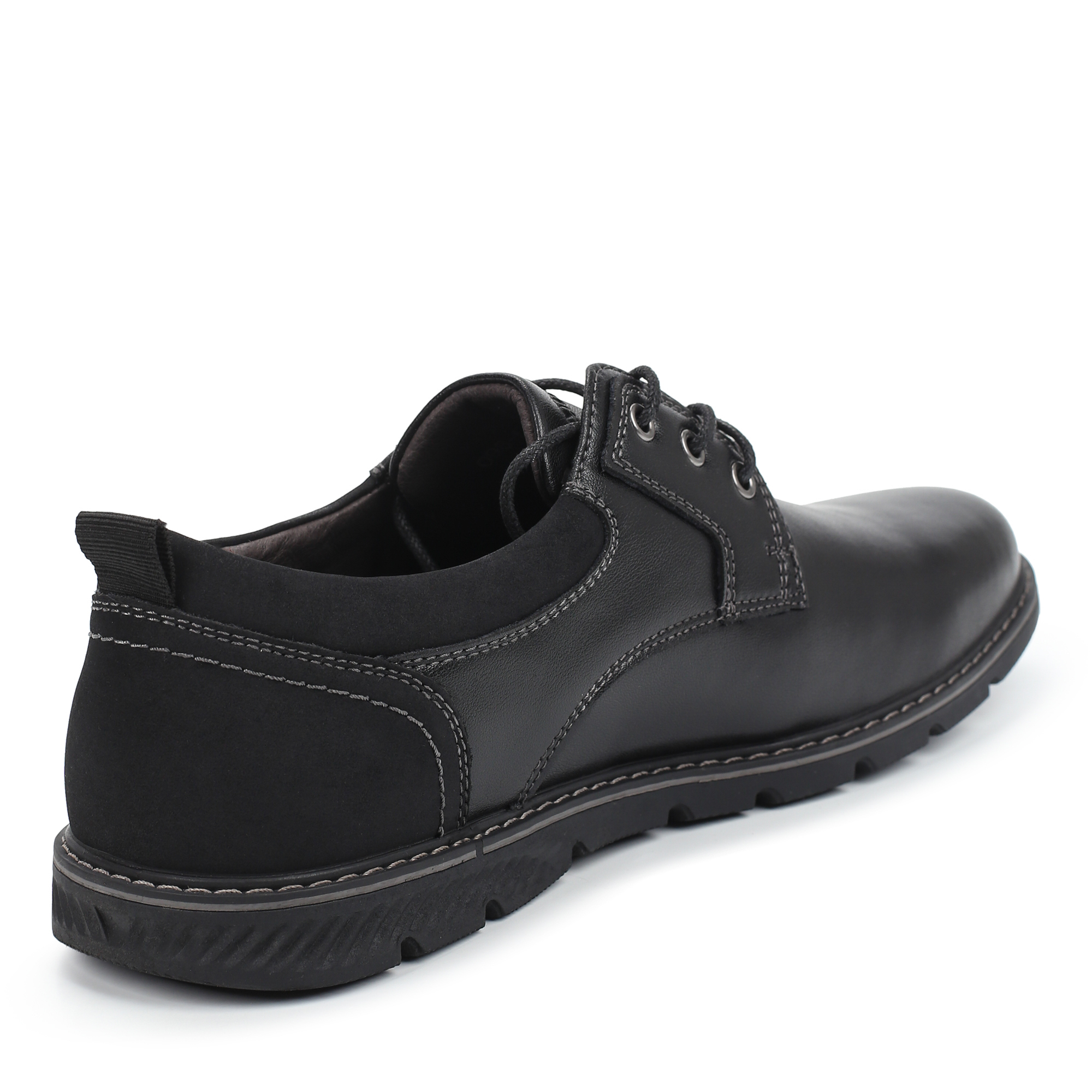 Туфли/полуботинки MUNZ Shoes 098-558C-1602, цвет черный, размер 45 - фото 3