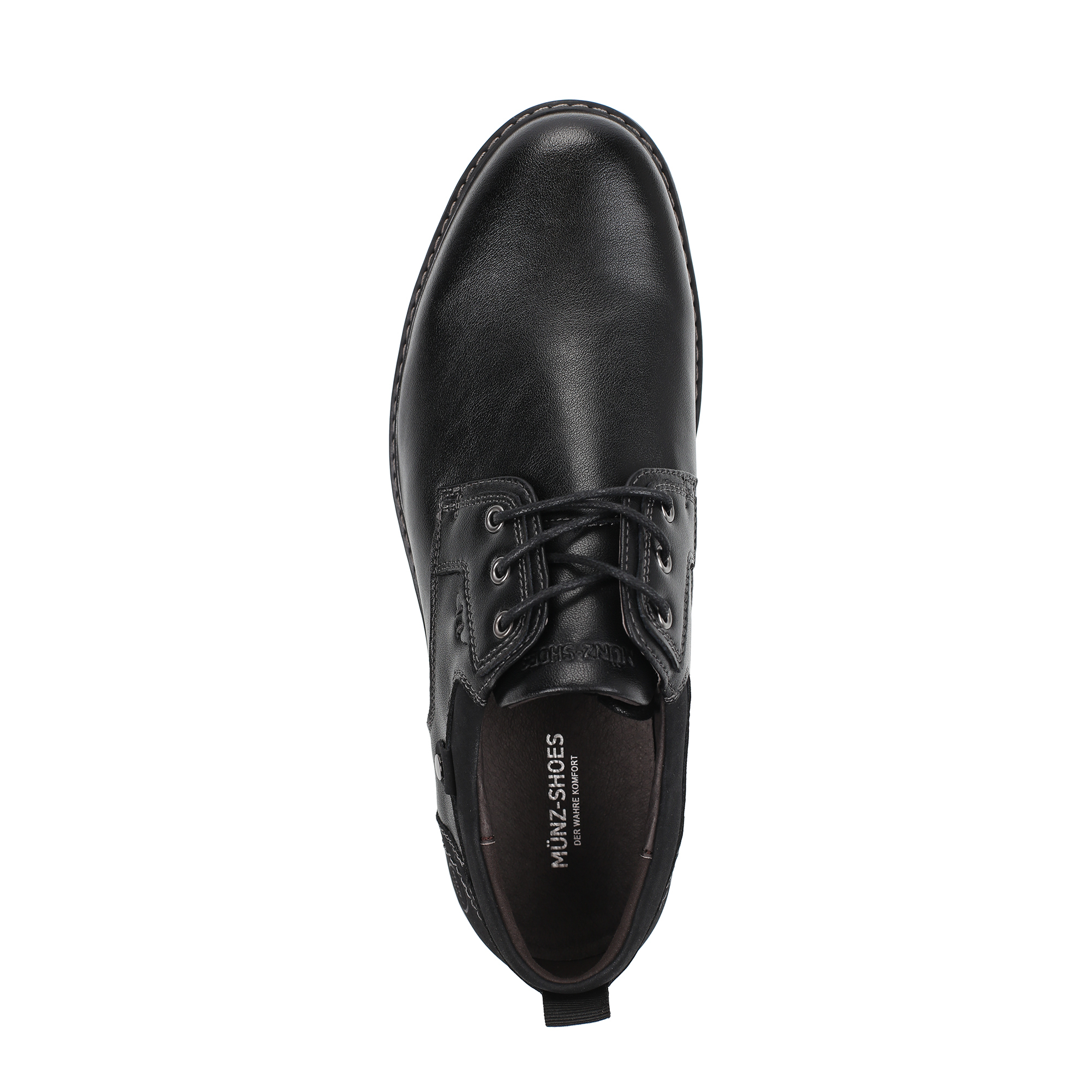 Туфли/полуботинки MUNZ Shoes 098-558C-1602, цвет черный, размер 45 - фото 5