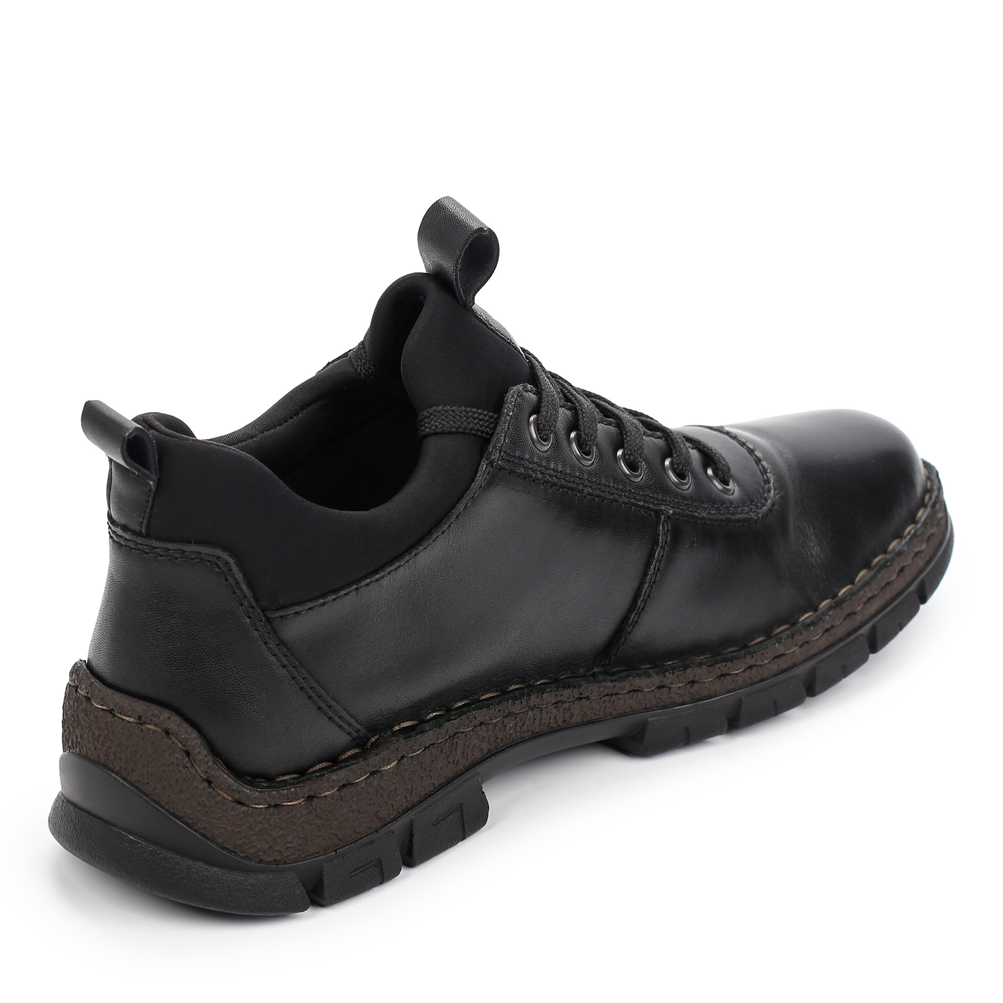 Туфли/полуботинки Rieker 12252-00, цвет черный, размер 44 - фото 3
