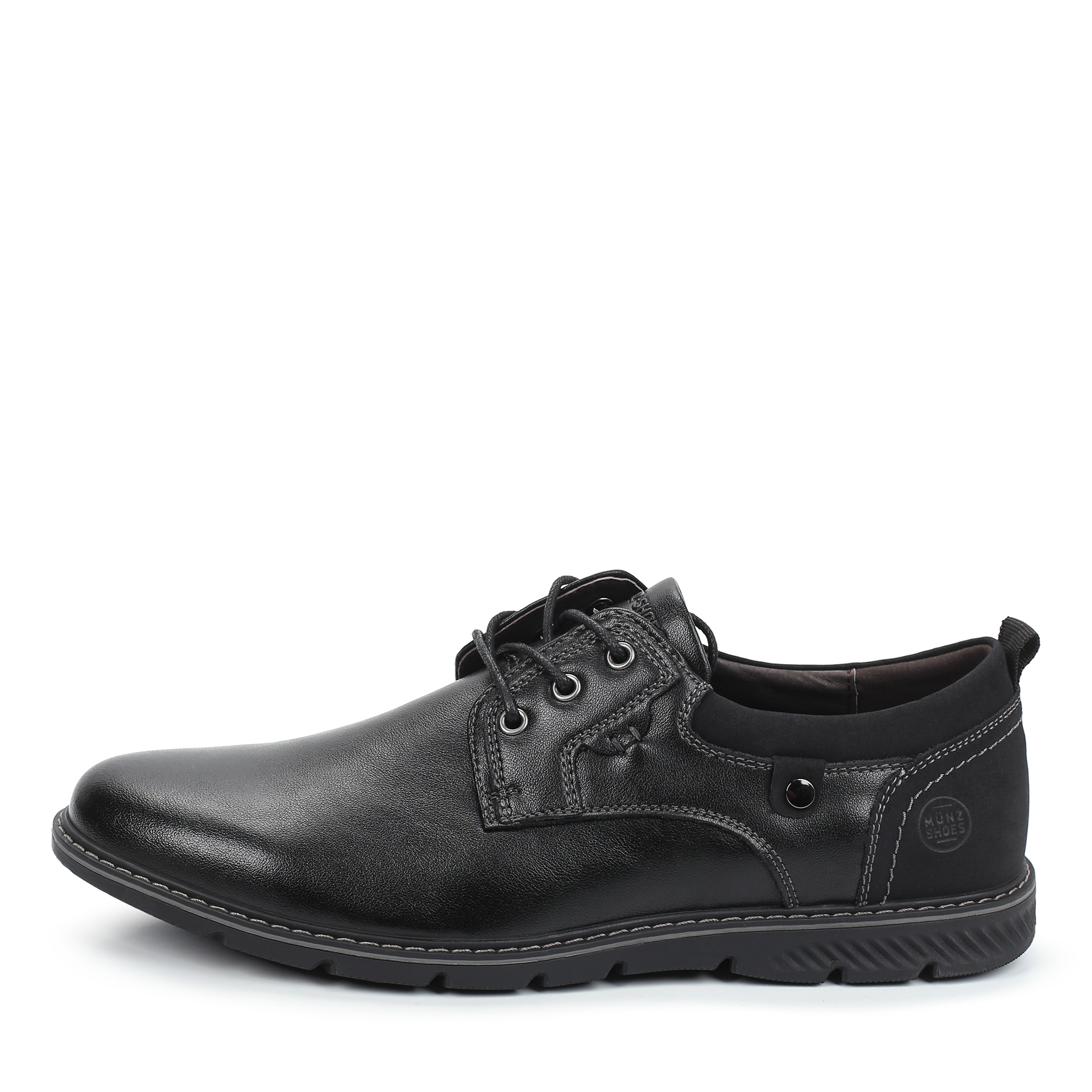 Туфли/полуботинки MUNZ Shoes 098-558C-1602, цвет черный, размер 41 - фото 1