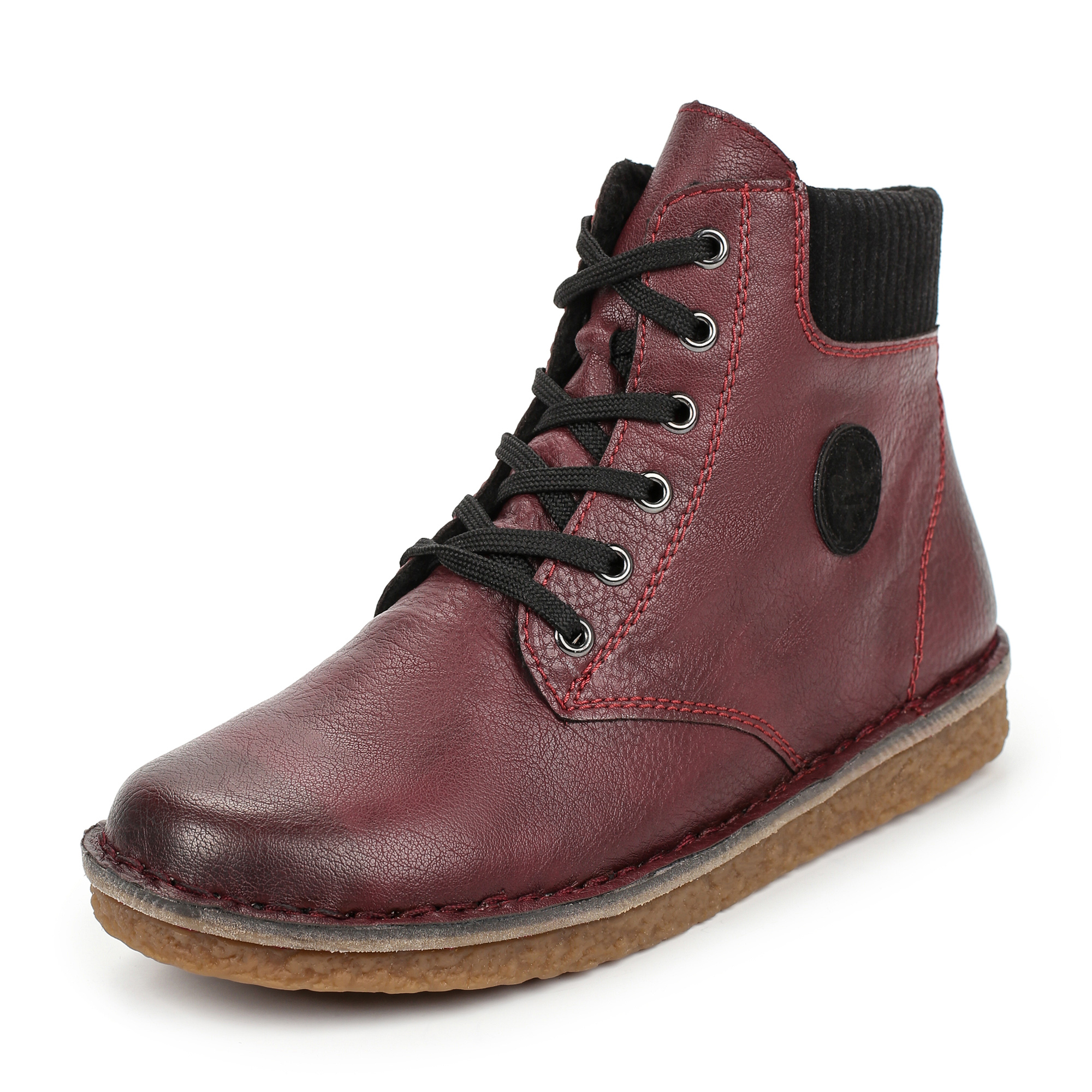 Ботинки Rieker 70920-35, цвет бордовый, размер 39 - фото 2