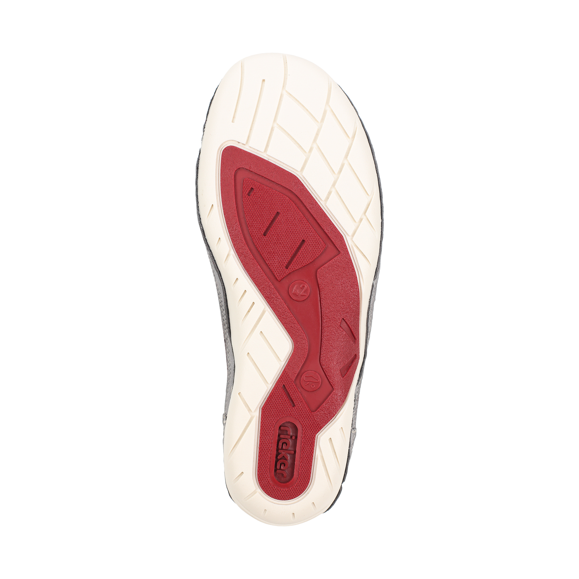 Туфли/полуботинки Rieker 07556-45, цвет серый, размер 45 - фото 4