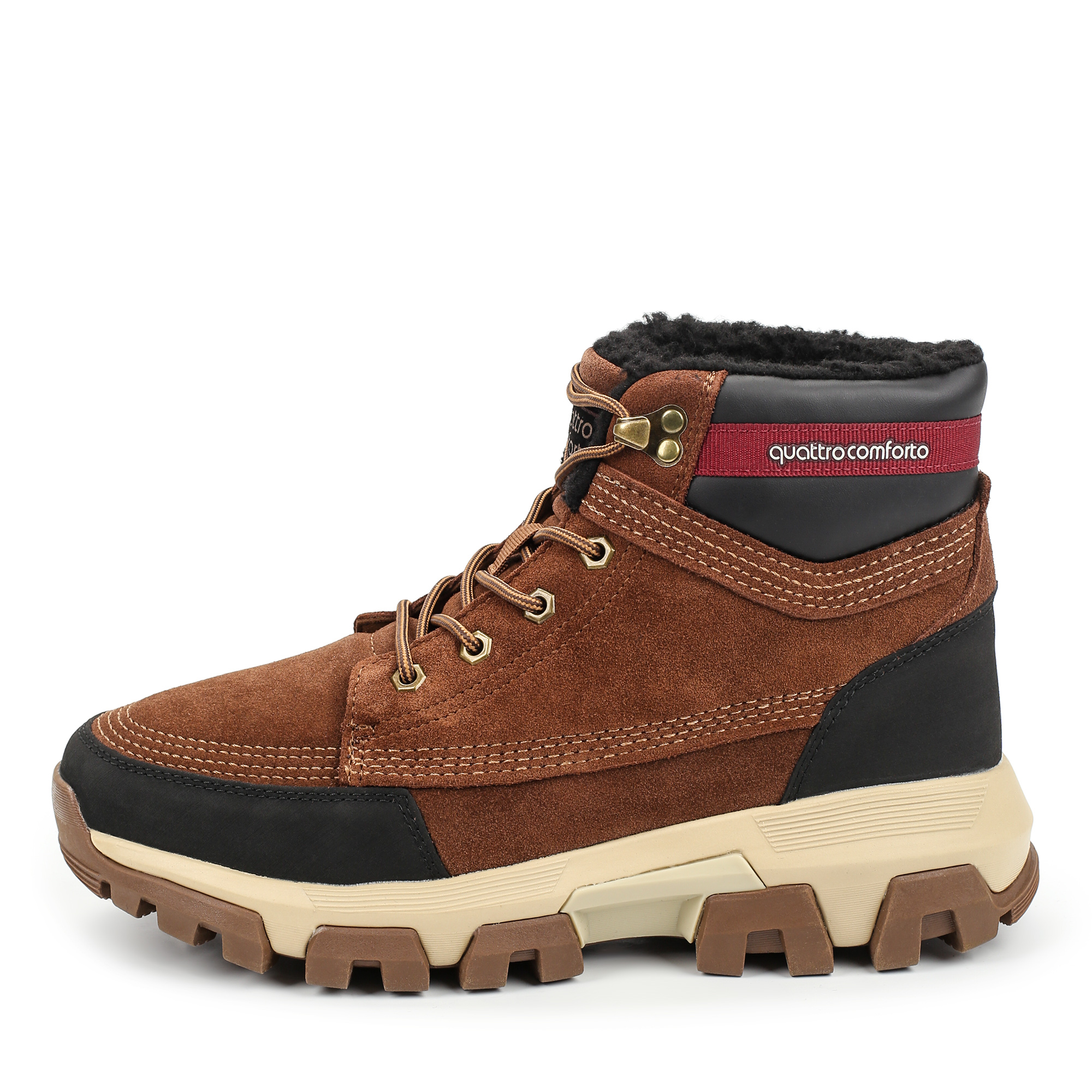 Ботинки quattrocomforto 189-02MV-068FW, цвет коричневый, размер 43 - фото 1