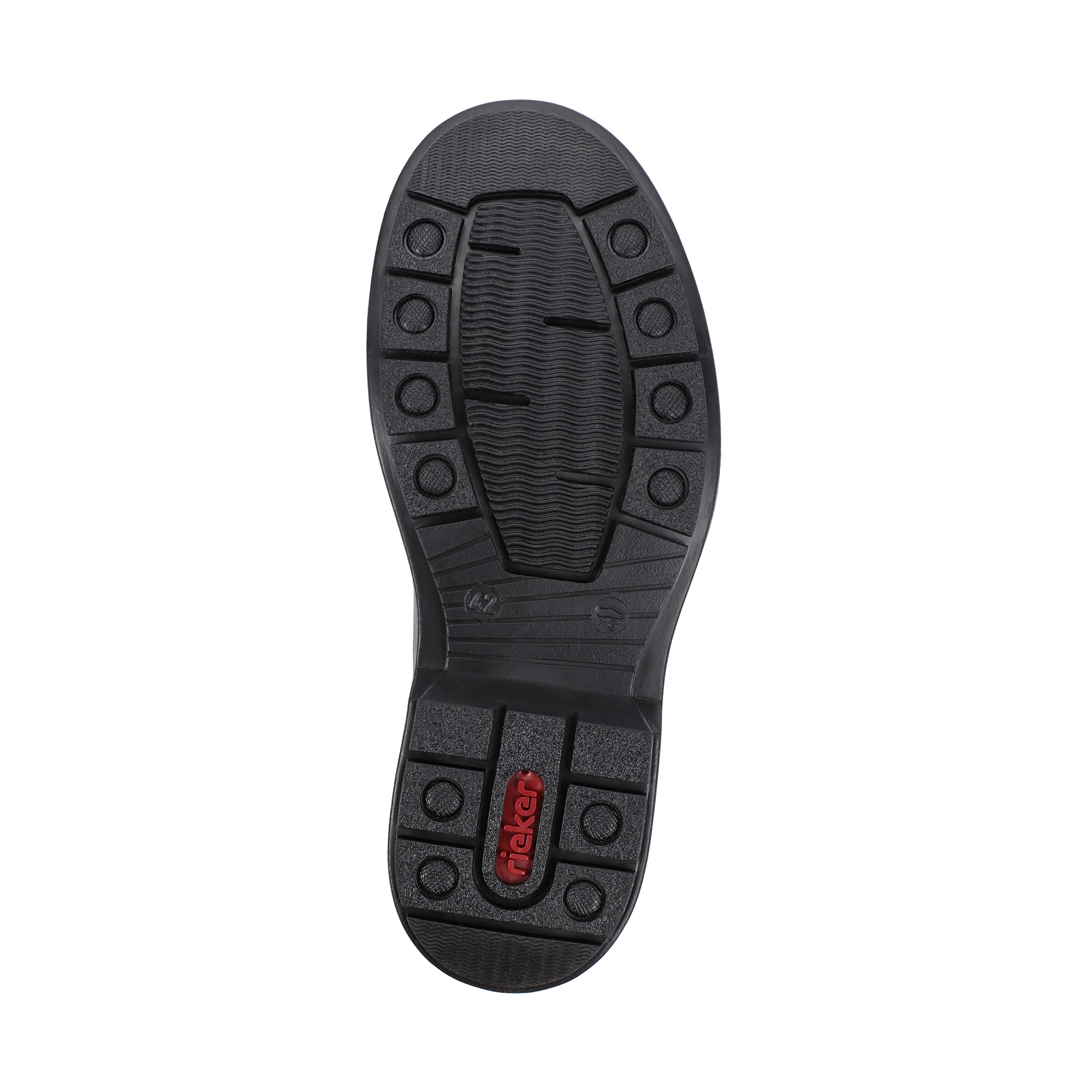 Туфли/полуботинки Rieker B0723-00, цвет черный, размер 43 - фото 4