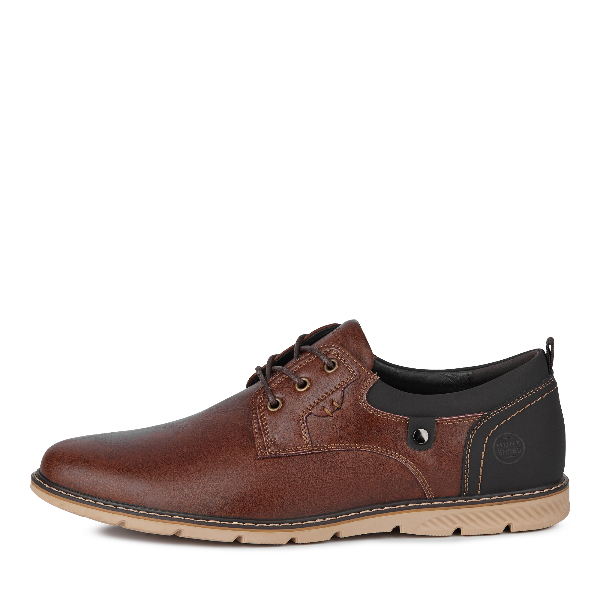 Туфли/полуботинки MUNZ Shoes 098-558C-1609, цвет коричневый, размер 43 - фото 1