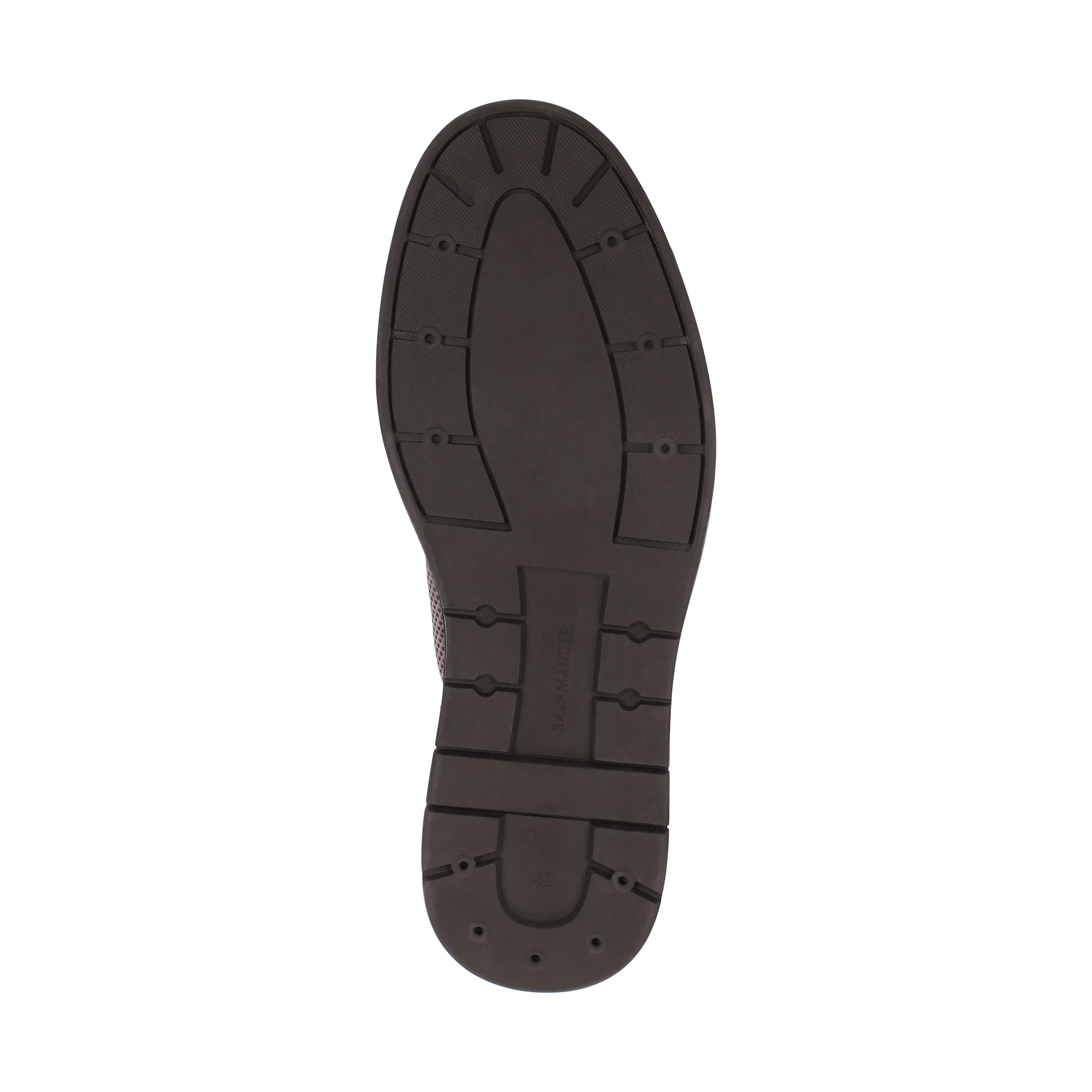 Туфли/полуботинки Salamander 058-031A-9109, цвет темно-коричневый, размер 45 - фото 4