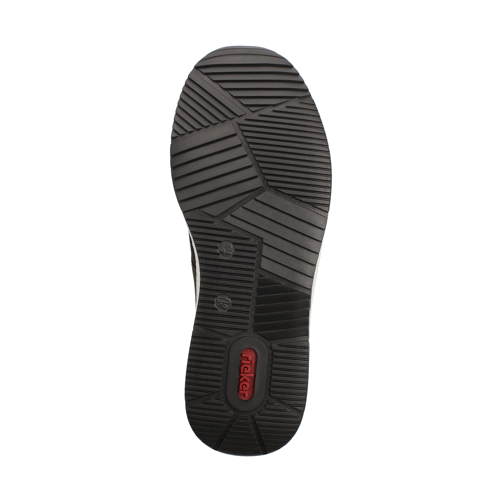 Туфли/полуботинки Rieker B3452-00, цвет черный, размер 46 - фото 4