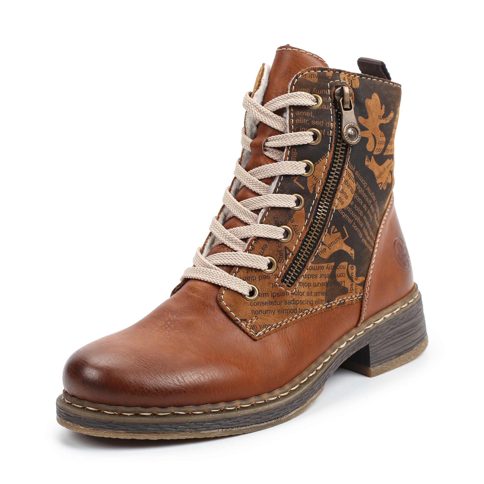 Ботинки Rieker 73013-23, цвет коричневый, размер 36 - фото 2