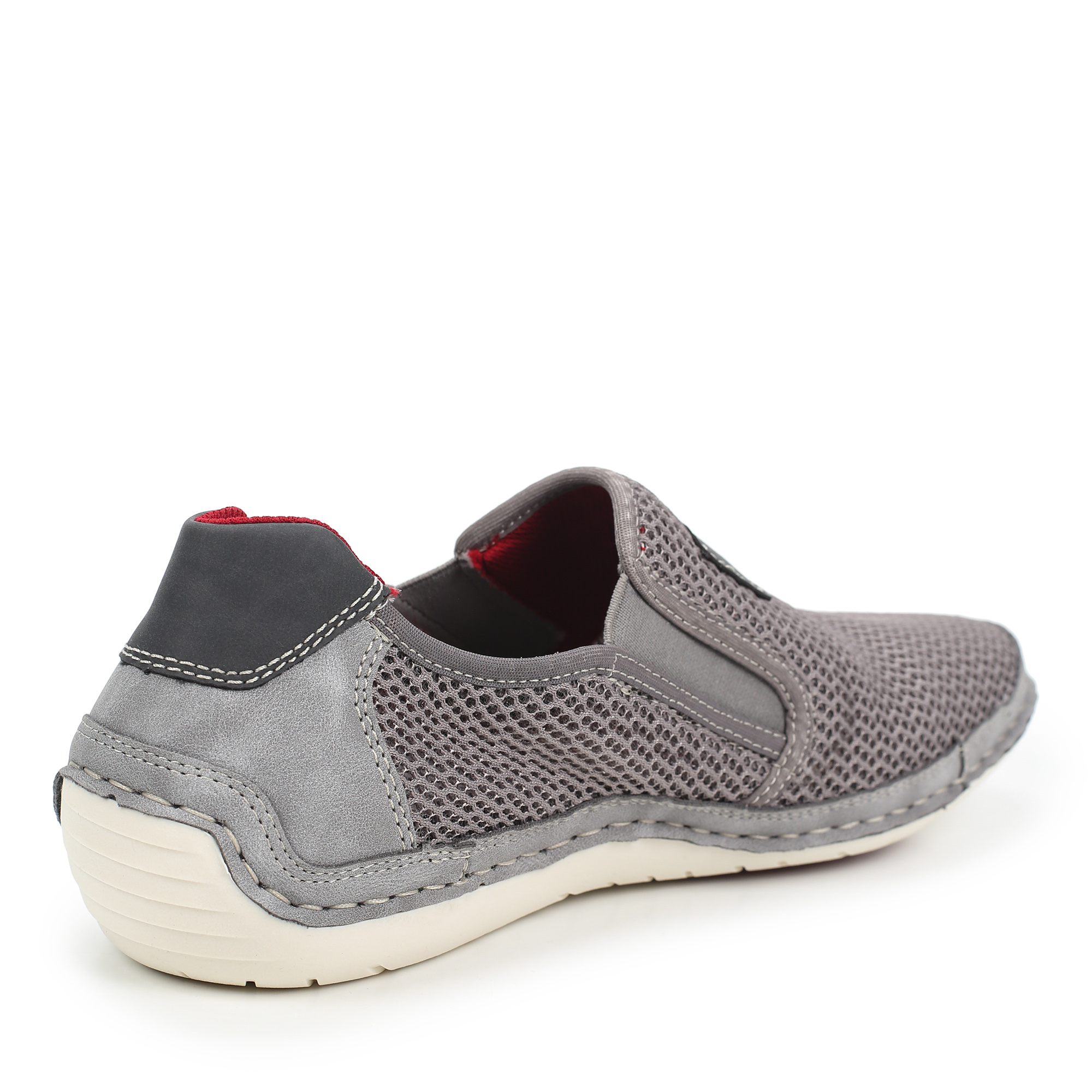 Туфли/полуботинки Rieker 07556-45, цвет серый, размер 45 - фото 3