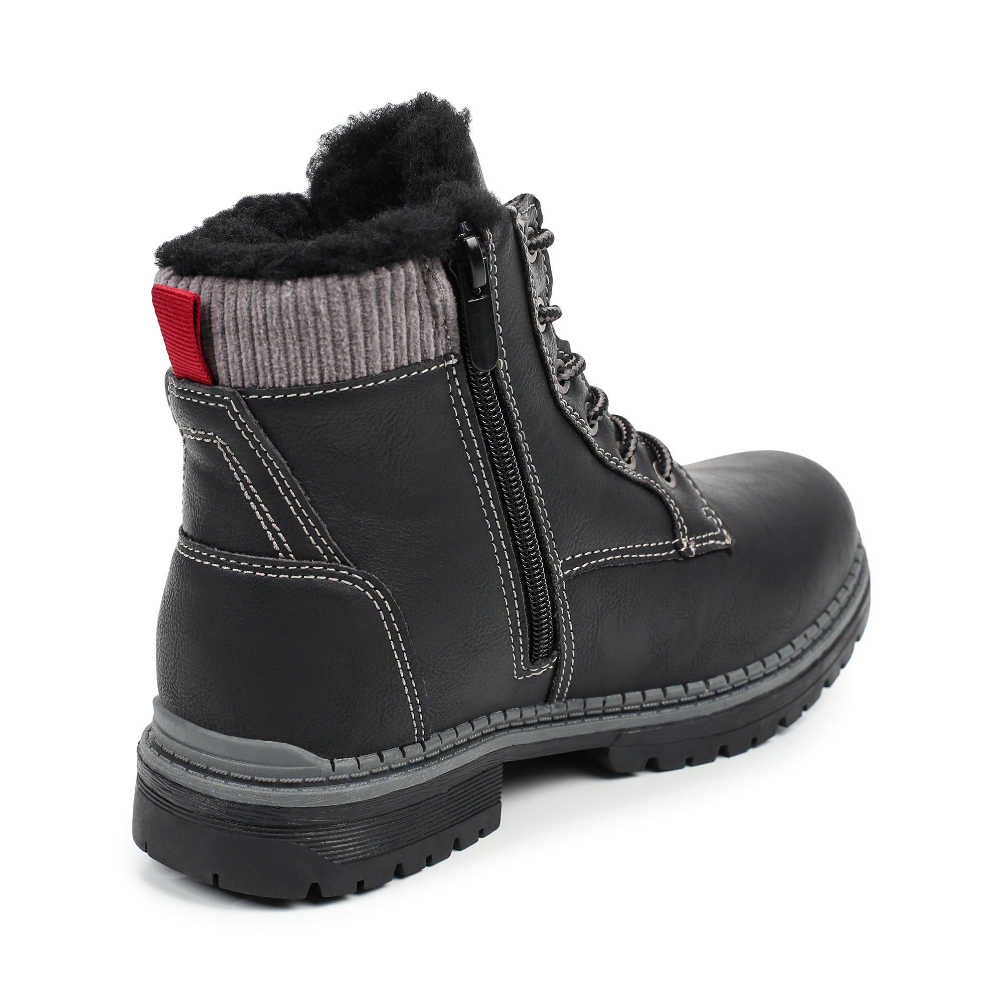 Обувь для мальчиков MUNZ YOUNG 018-033B-5602, цвет черный, размер 35 - фото 3