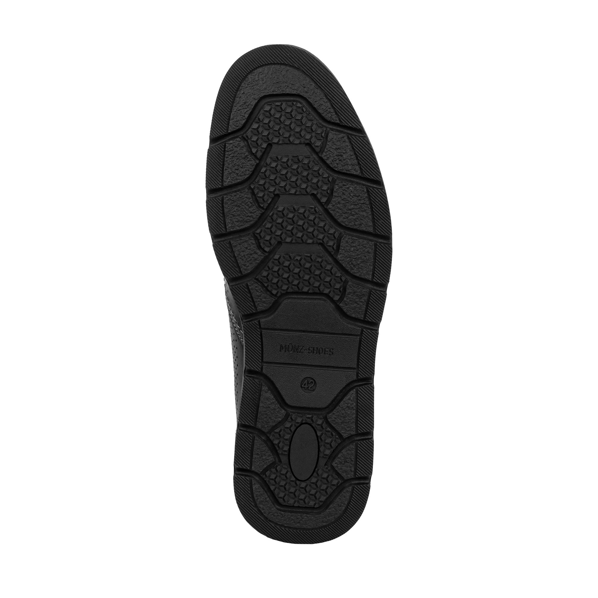 Туфли/полуботинки MUNZ Shoes 098-558B-1602, цвет черный, размер 43 - фото 4