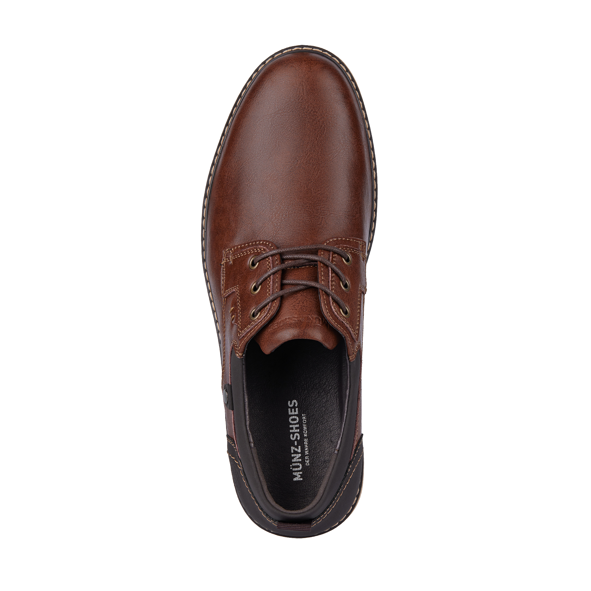 Туфли/полуботинки MUNZ Shoes 098-558C-1609, цвет коричневый, размер 43 - фото 5
