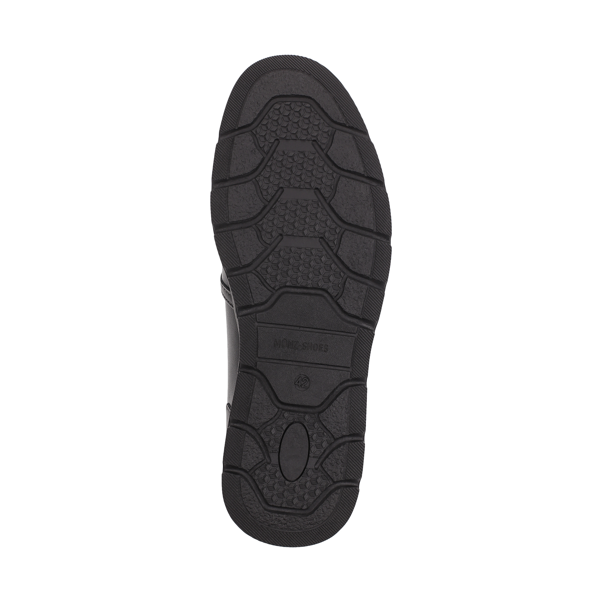 Туфли/полуботинки MUNZ Shoes 098-558A-1602, цвет черный, размер 45 - фото 4