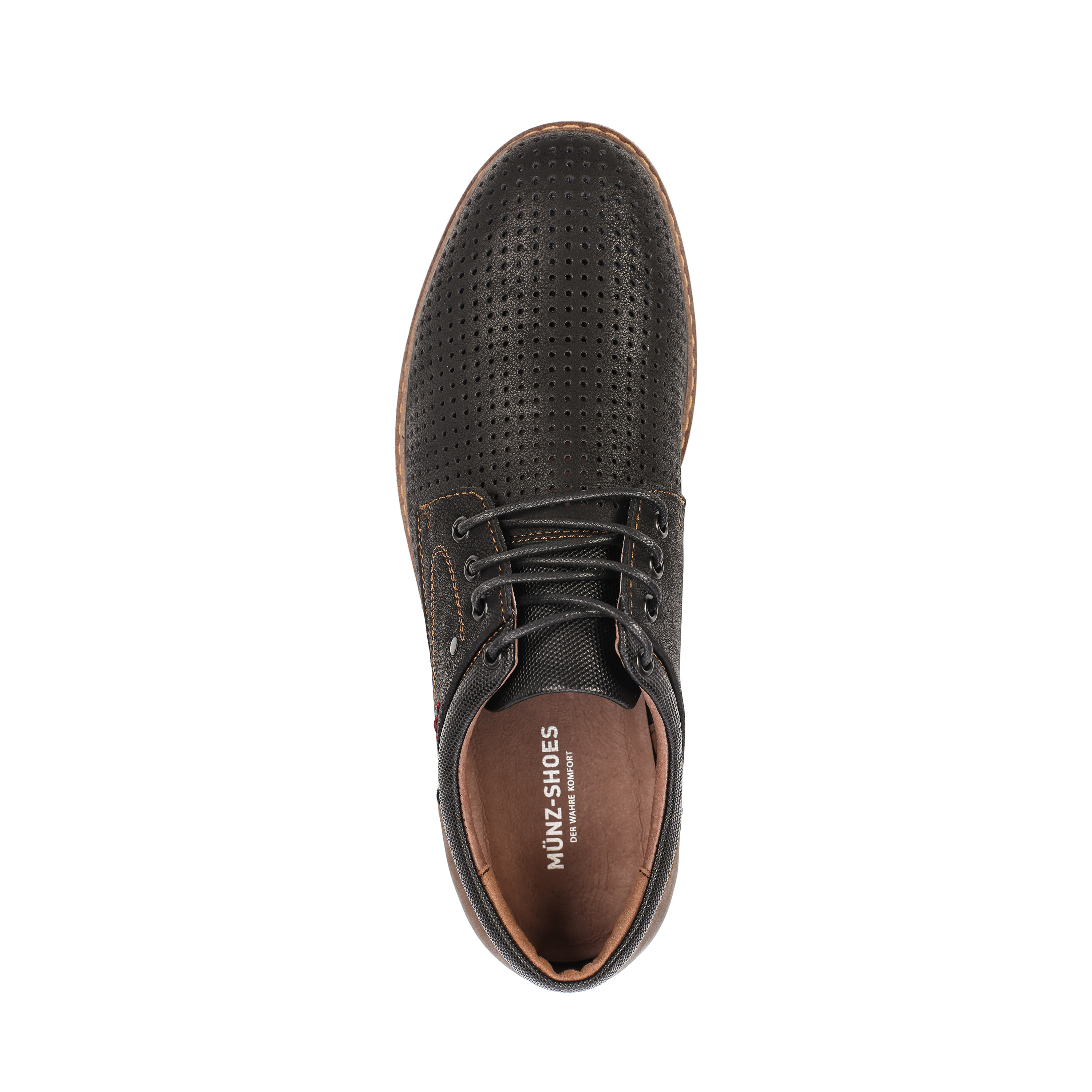Полуботинки MUNZ Shoes 187-173A-1602 187-173A-1602, цвет коричневый, размер 44 - фото 5