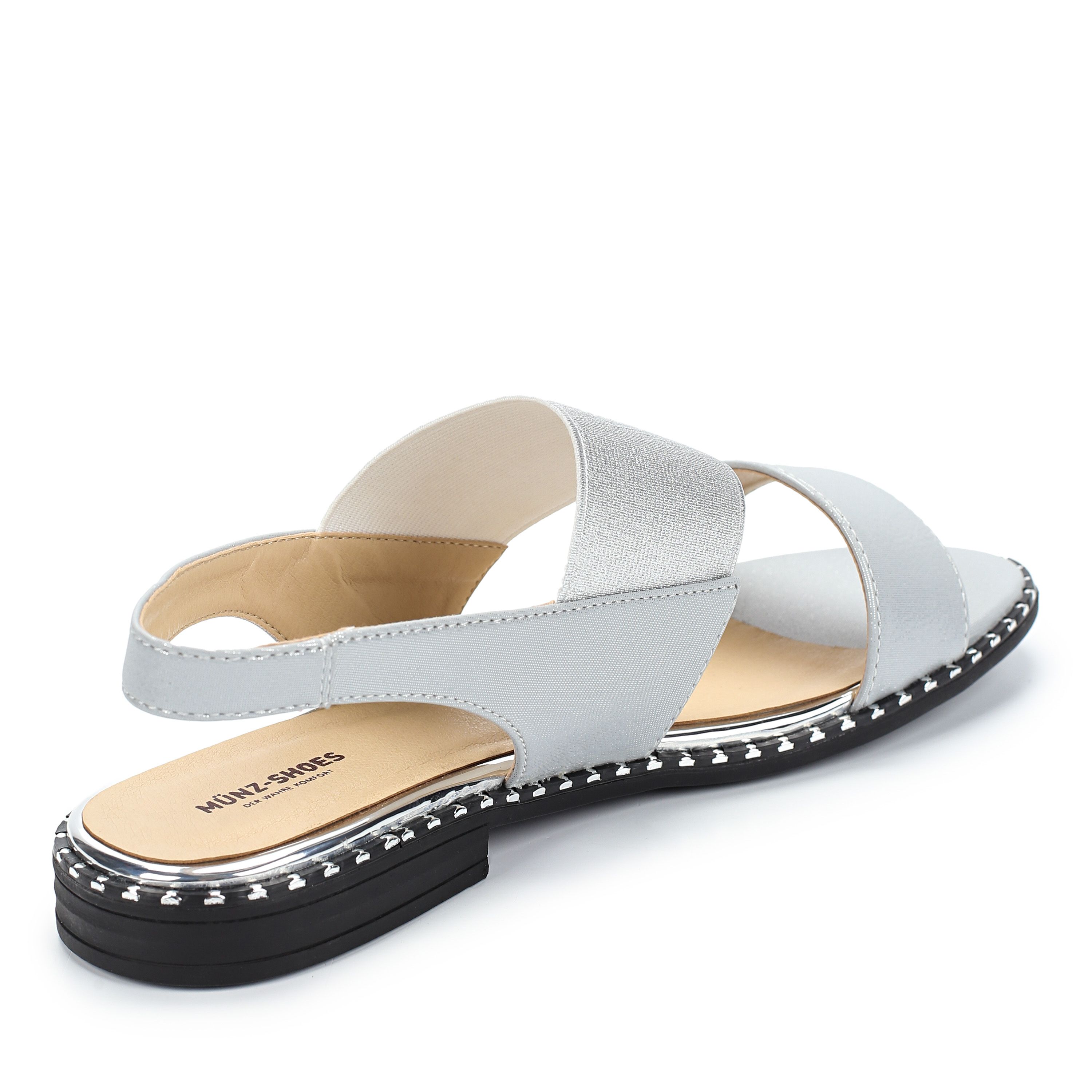 Сандалии MUNZ Shoes 077-037A-6616, цвет серебряный, размер 38 - фото 3
