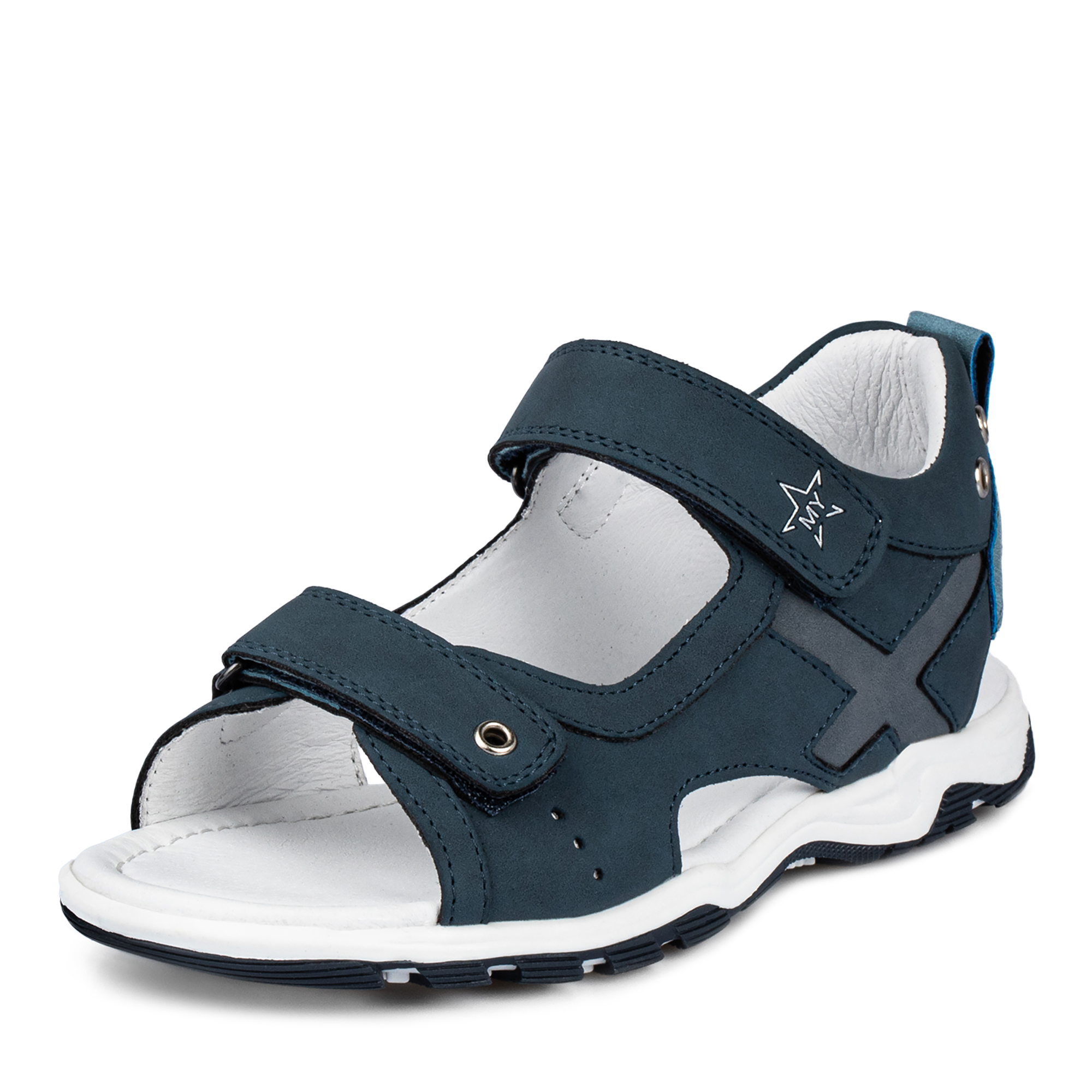 Обувь для мальчиков MUNZ YOUNG 117-012A-1603, цвет темно-синий, размер 35 - фото 2