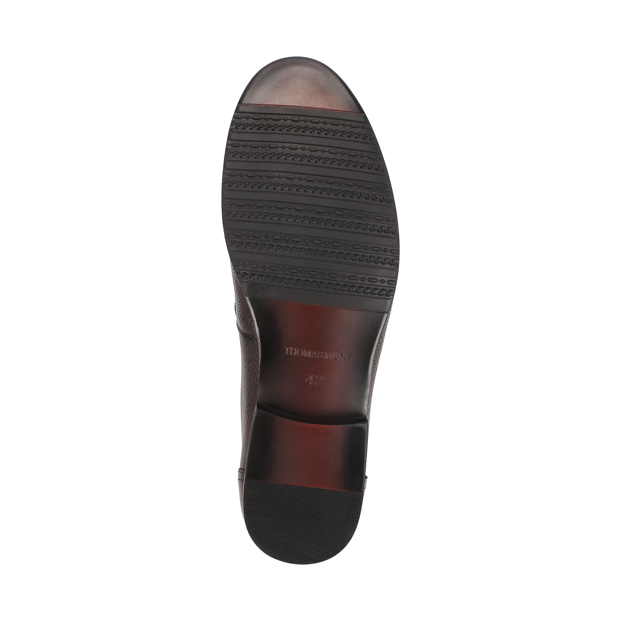 Туфли/полуботинки Thomas Munz 058-115A-1609, цвет темно-коричневый, размер 41 - фото 4