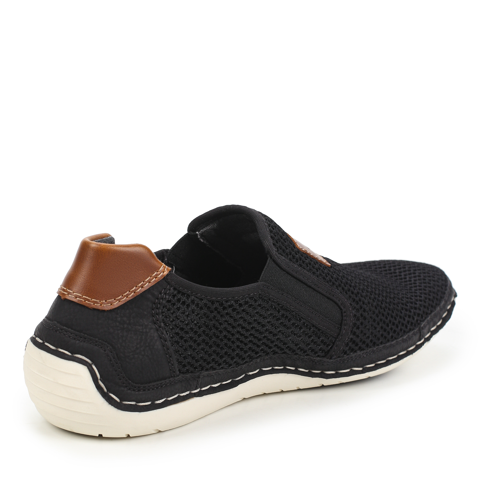 Туфли/полуботинки Rieker 07556-00, цвет черный, размер 44 - фото 3