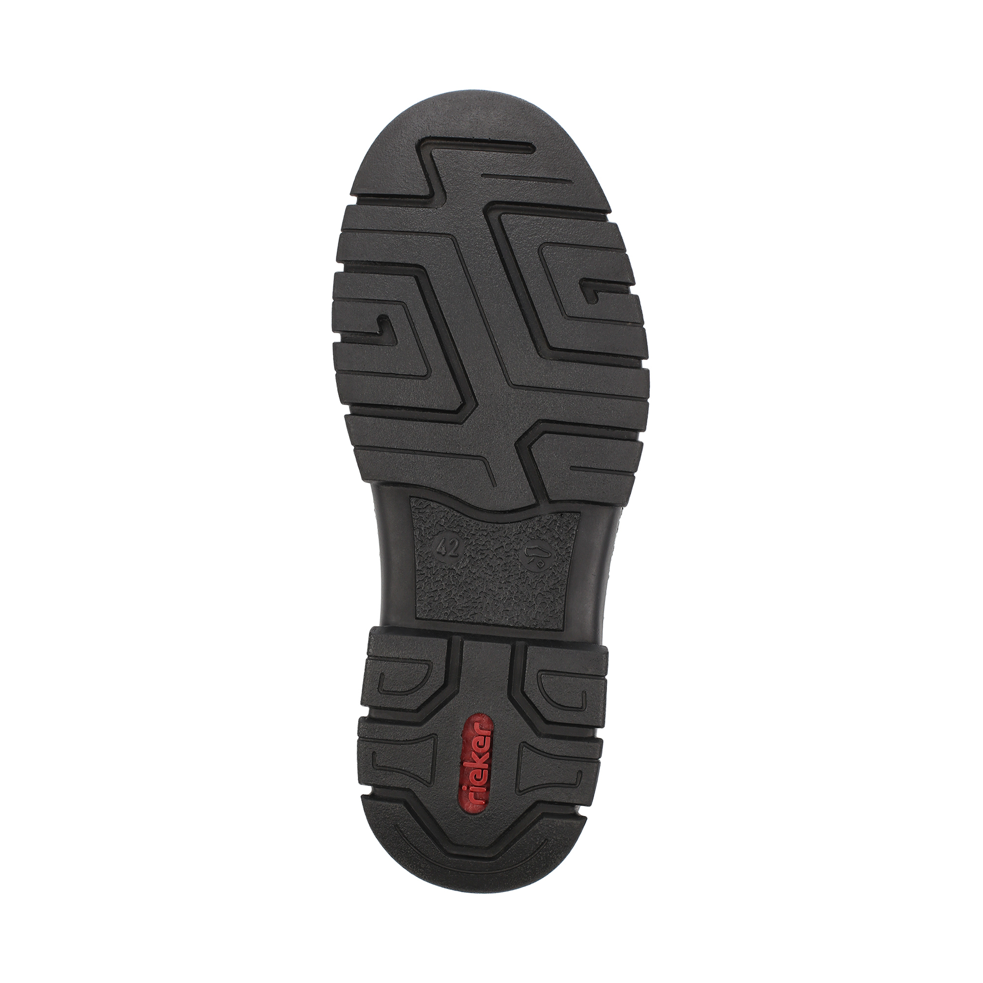 Туфли/полуботинки Rieker 12252-00, цвет черный, размер 44 - фото 4