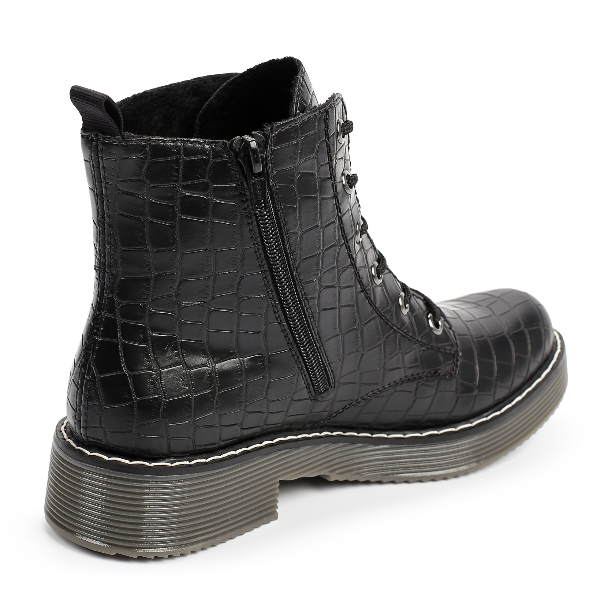 Ботинки Rieker 70010-01, цвет черный, размер 36 - фото 3