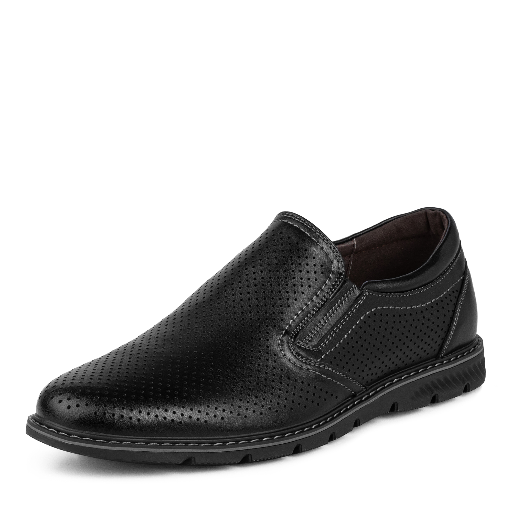 Туфли/полуботинки MUNZ Shoes 098-558B-1602, цвет черный, размер 42 - фото 2