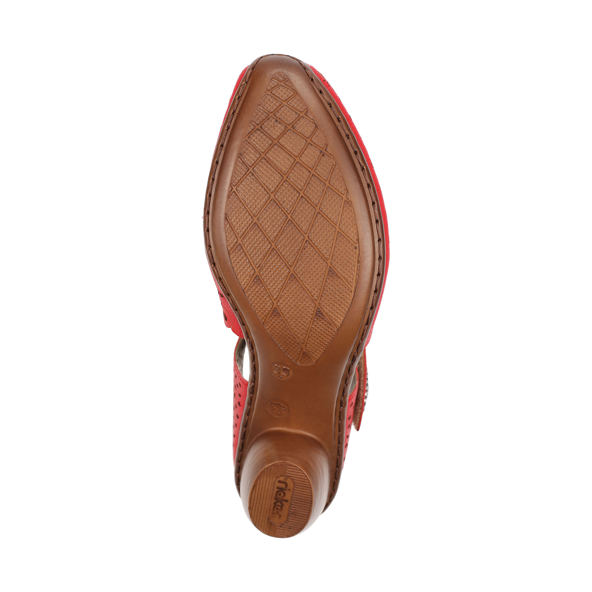 Туфли Rieker 43753-34, цвет красный, размер 36 - фото 4
