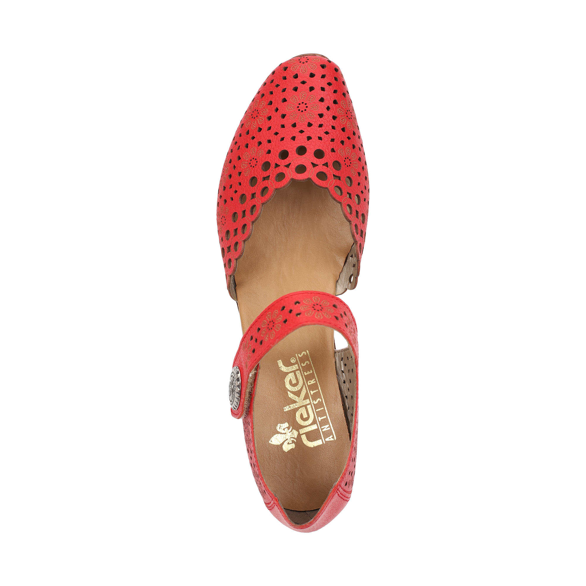 Туфли Rieker 43753-34, цвет красный, размер 36 - фото 5