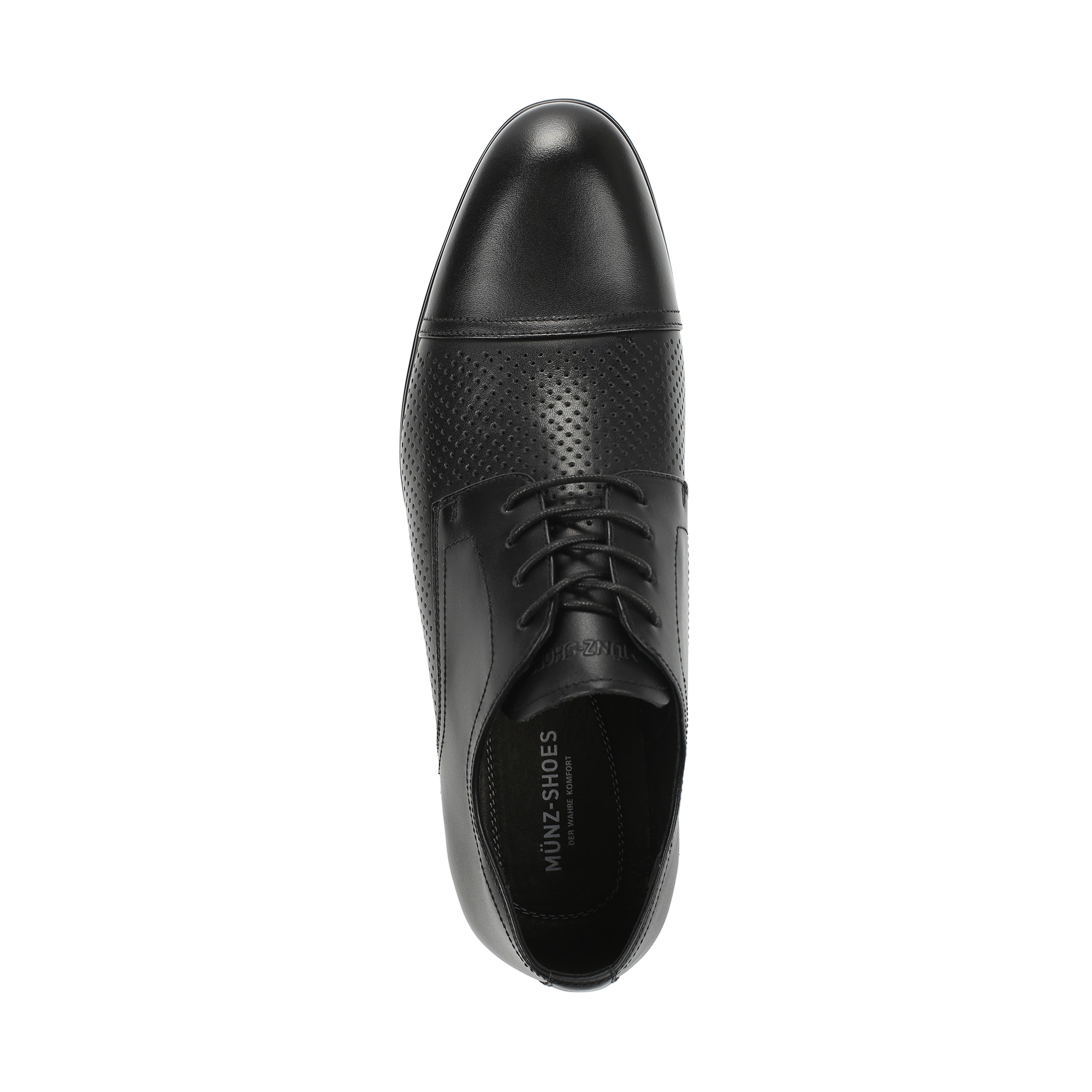 Туфли MUNZ Shoes 104-072E-11002 104-072E-11002, цвет черный, размер 45 полуботинки - фото 5