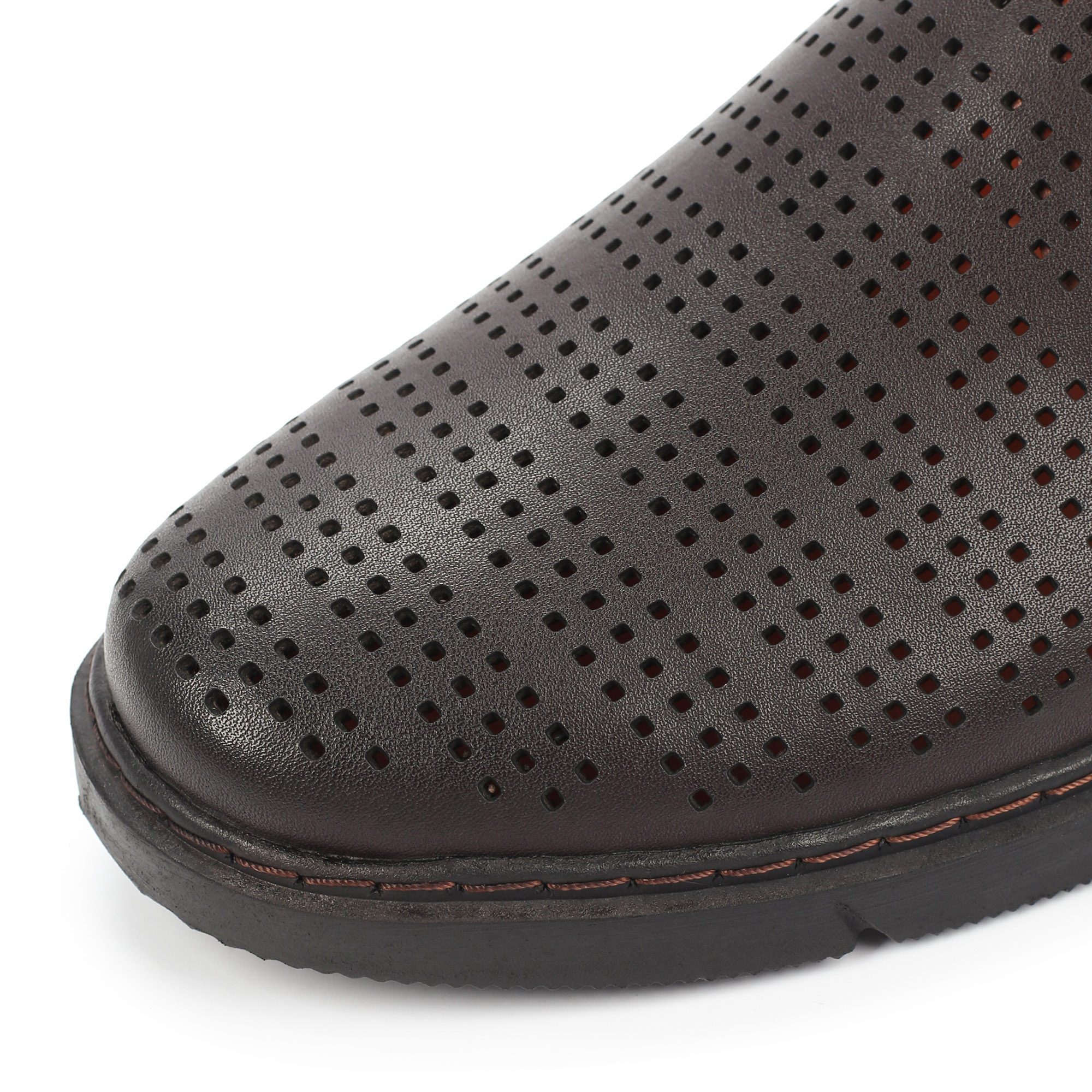 Туфли/полуботинки MUNZ Shoes 104-612A-1609, цвет темно-коричневый, размер 40 - фото 6