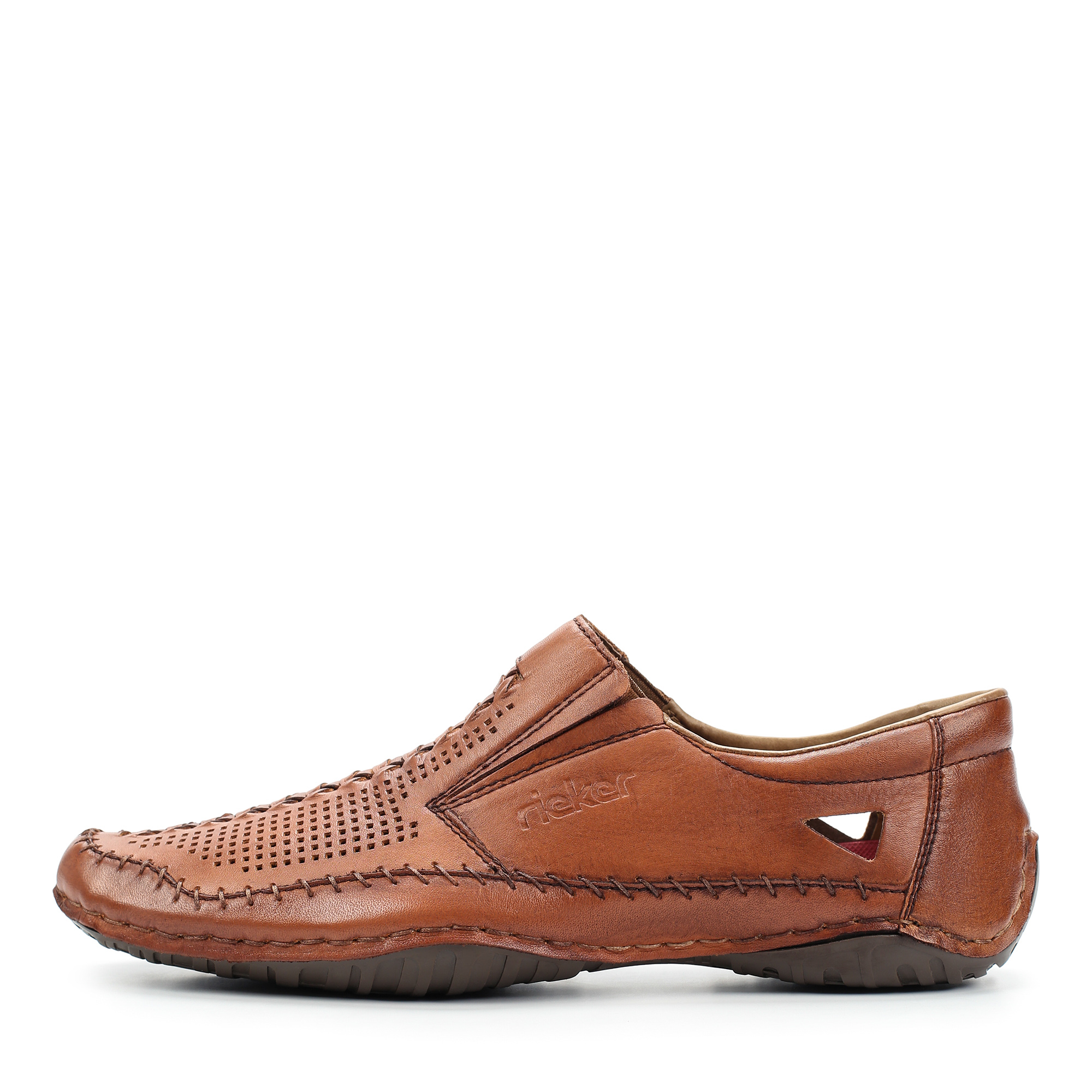 Туфли/полуботинки Rieker 06388-24, цвет коричневый, размер 46 - фото 1